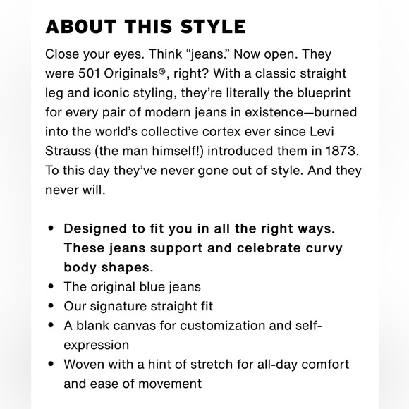 Levi’s 501 Original Fit - Picture 7 of 9